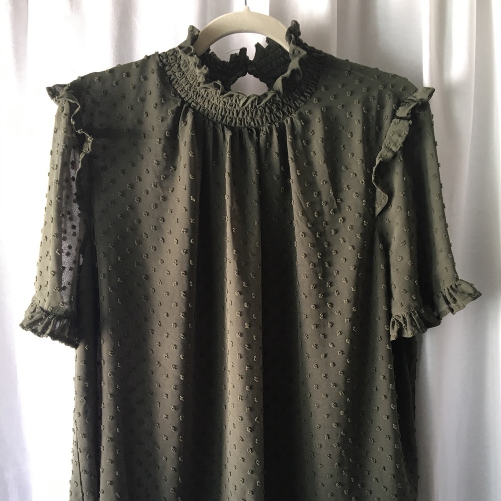 Luca + Grae About Last Night Olive Top